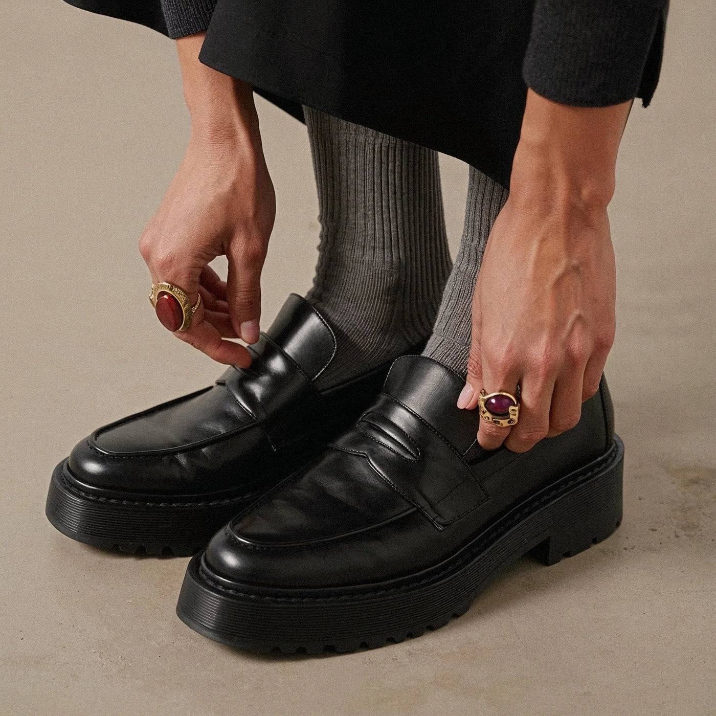 Polished Bit Loafer